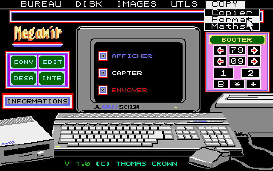 Megamir atari screenshot